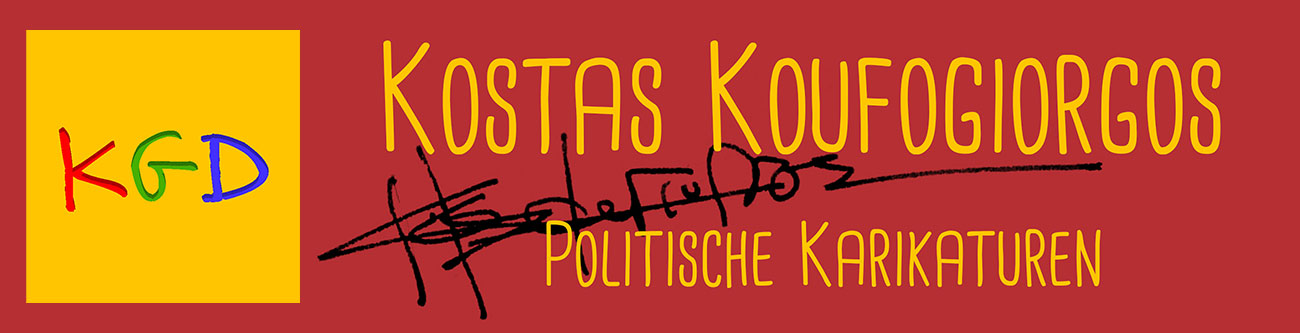 Kostas Koufogiorgos politische Karikaturen