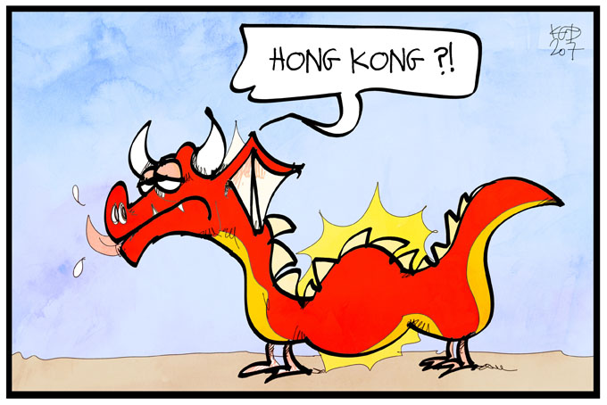 China verleibt sich Hongkong ein