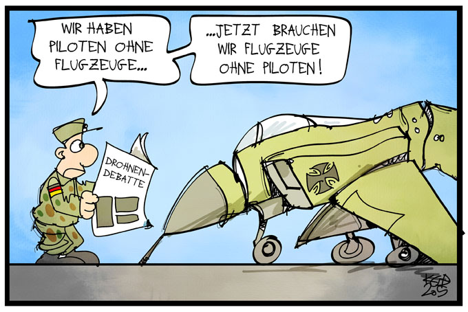 Debatte über Drohnen für die Bundeswehr