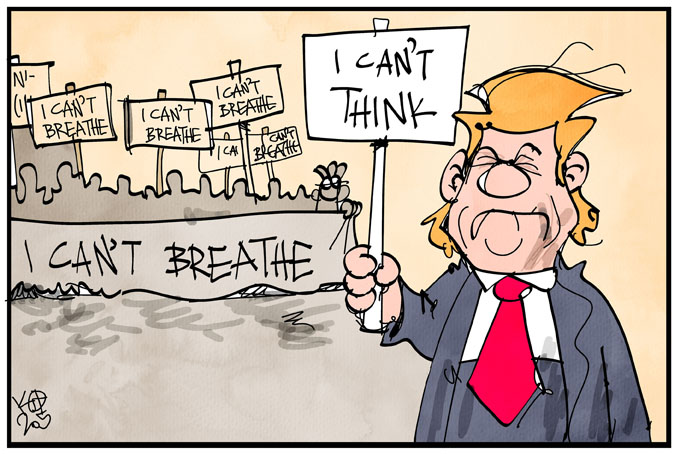 Trump can’t think