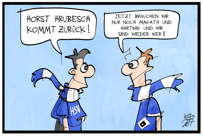 Der HSV holt Horst Hrubesch zurück