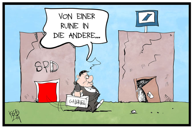 Gabriel wechselt von der SPD zur Deutschen Bank