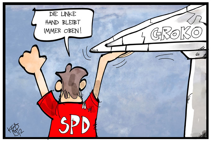 Die SPD stützt die Groko