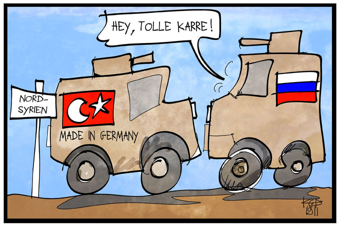 Russland und die Türkei patrouillieren gemeinsam in Nordsyrien