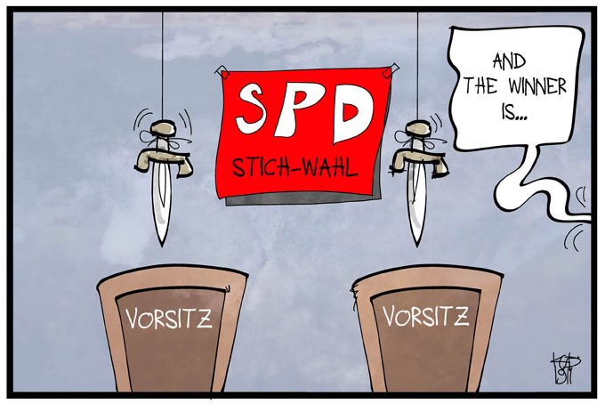 Die SPD vor ihrer Stichwahl