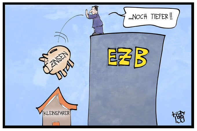 Die EZB verschärft ihre ultralockere Geldpolitik