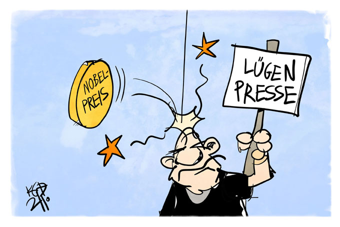 Der Friedensnobelpreis für die Meinungs- und Pressefreiheit