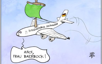 Baerbocks Flugzeug