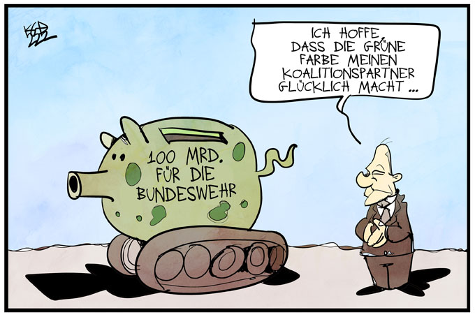 100 Milliarden für die Bundeswehr