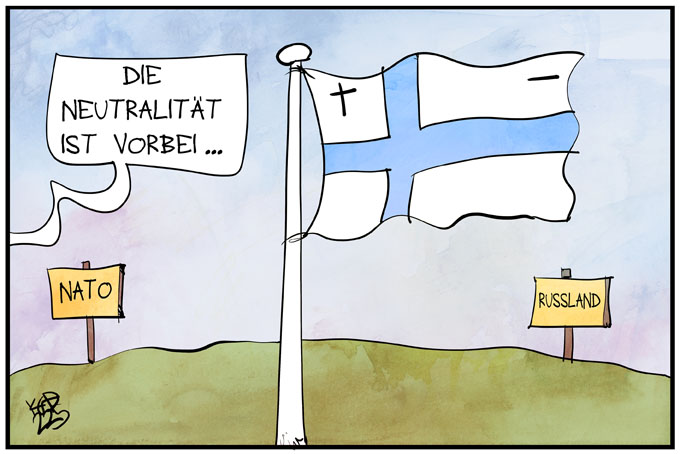 Finnland gibt seine Neutralität auf