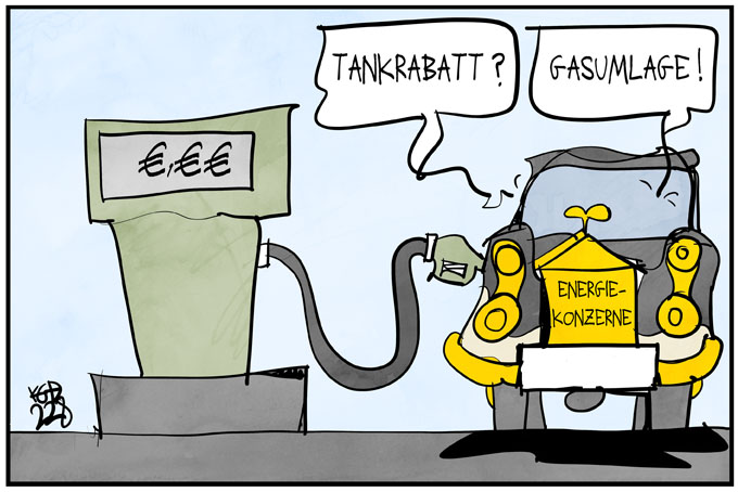 Tankrabatt für Gaskonzerne