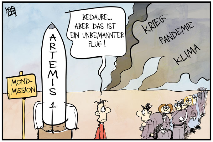 Wenn Artemis 1 die Mondmission startet