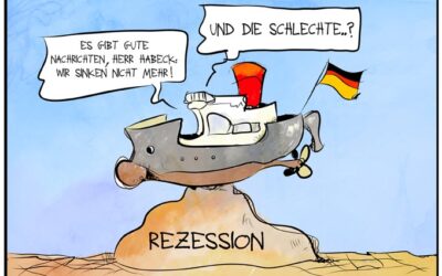Deutschland rutscht in die Rezession