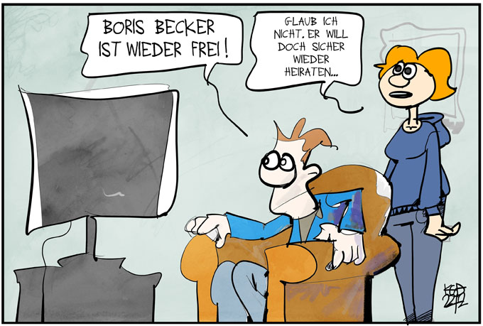 Boris Becker wird aus der Haft entlassen