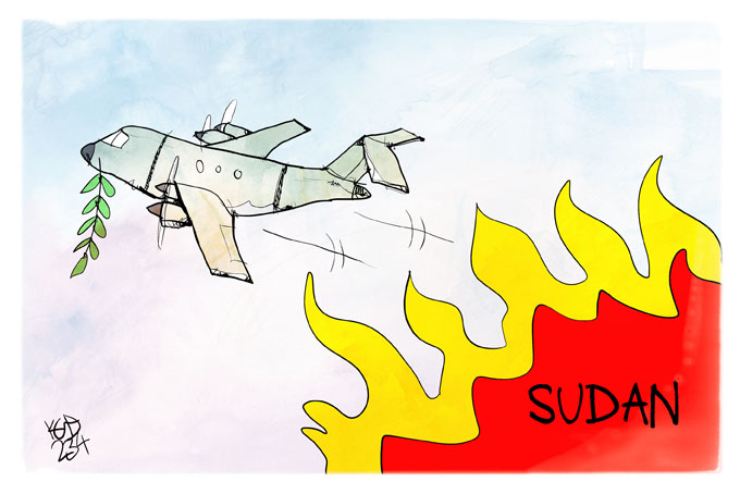 Evakuierung aus dem Sudan