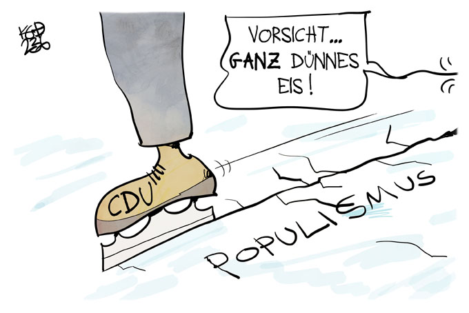 Pechstein polarisiert auf dem CDU-Konvent