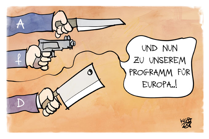 Die AfD stellt ihr Programm für Europa vor