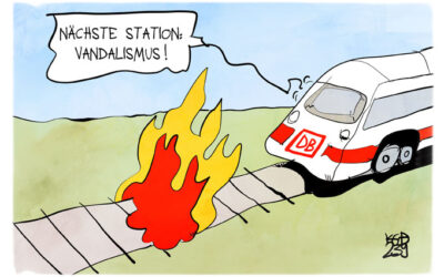 Brandanschläge bei der Bahn
