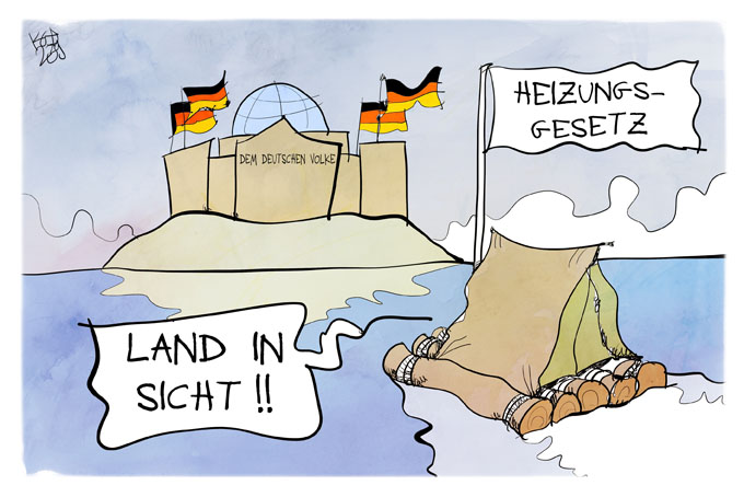Die Ampel bringt das Heizungsgesetz durch den Bundestag