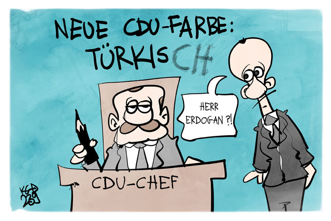 Die CDU ist jetzt türkis(ch)