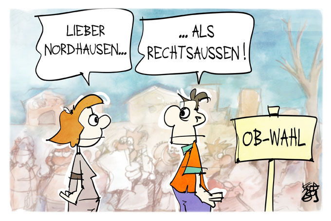 AfD-Kandidat scheitert bei OB-Wahl in Nordhausen