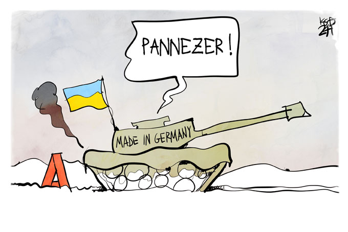 Die Ukraine kämpft mit defekten Leopard-Panzern