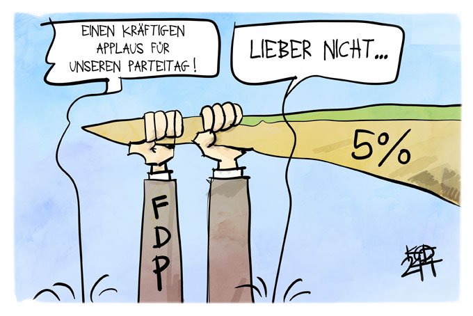 Auf dem FDP-Parteitag