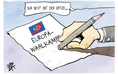 Die AfD-startet ohne ihre Spitze in den Europawahlkampf